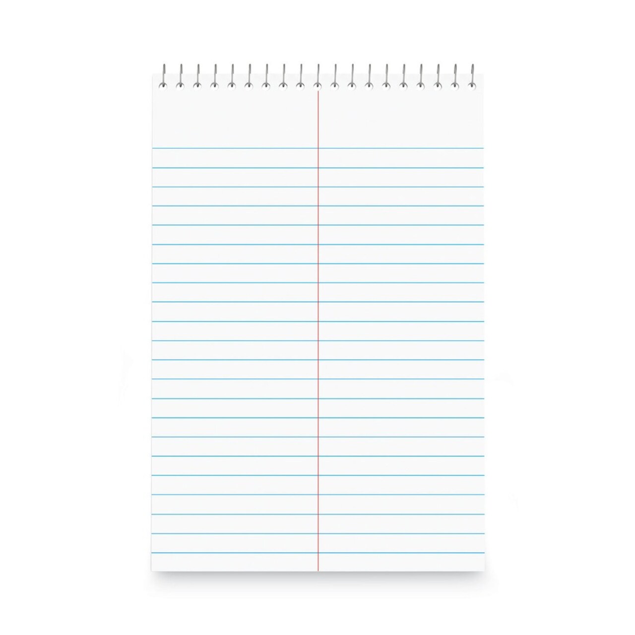 Universal 6 in. x 9 in. Steno Pads - Gregg Rule (80/Pad, 6 Pads/Pack)